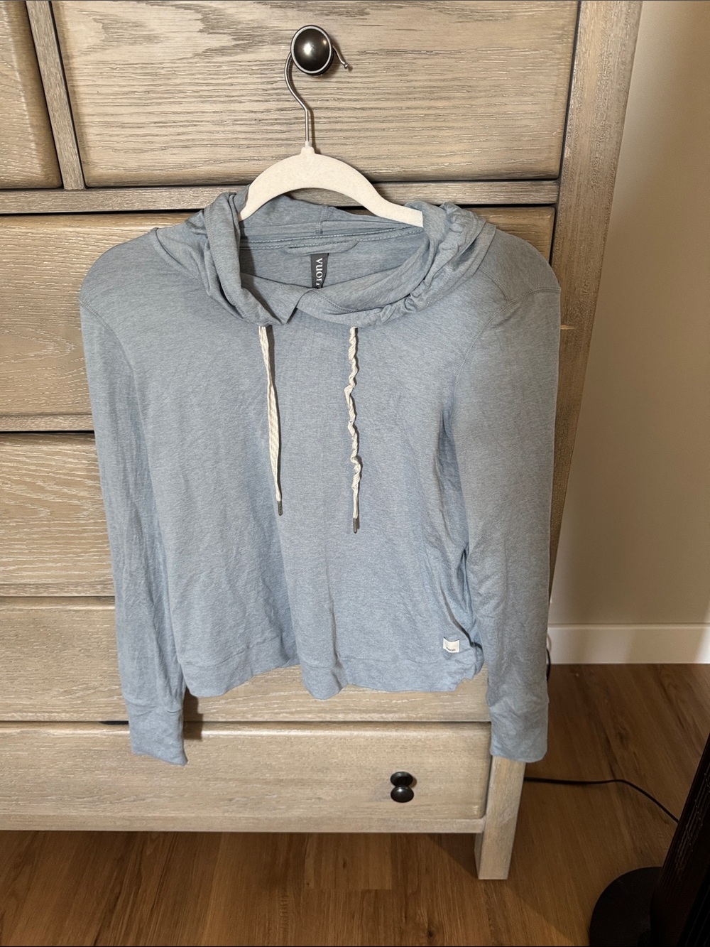 Vuori Light Blue Hooded Pullover